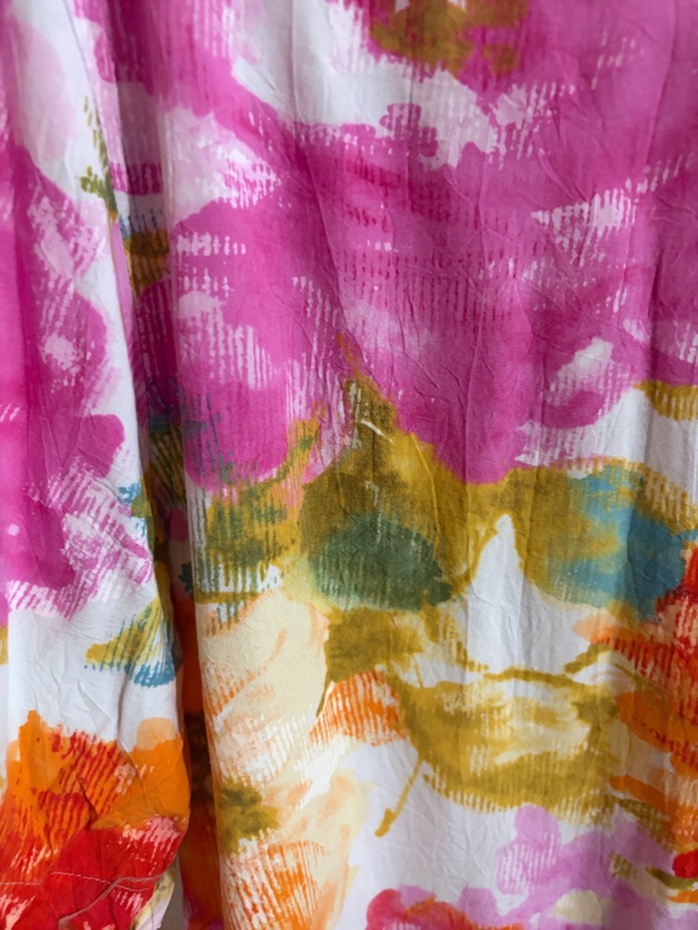 Jams World Pink, Orange & Green Floral Short-Sleeve Button-Down - Picture 4 of 11